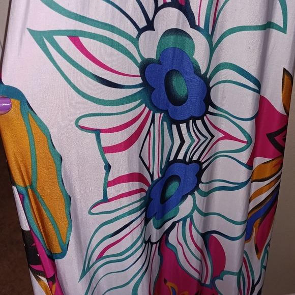 Claudia Richard Multicolor tropical maxi dress - Picture 8 of 12